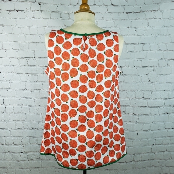 Peg & Kris Sleeveless Retro Style Shell Top 4 - Picture 7 of 12